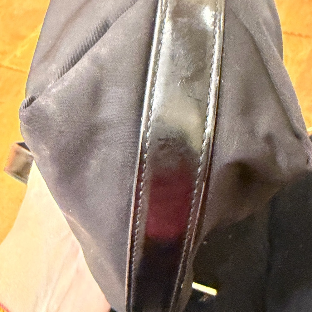 EUC Kate Spade Sam Icon Black Nylon Hobo Bag - Picture 8 of 11